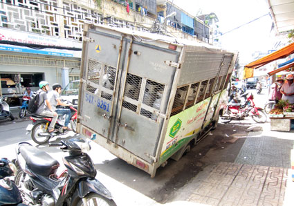 TP Hồ Chí Minh Xe chở gas sụt hố tử thần